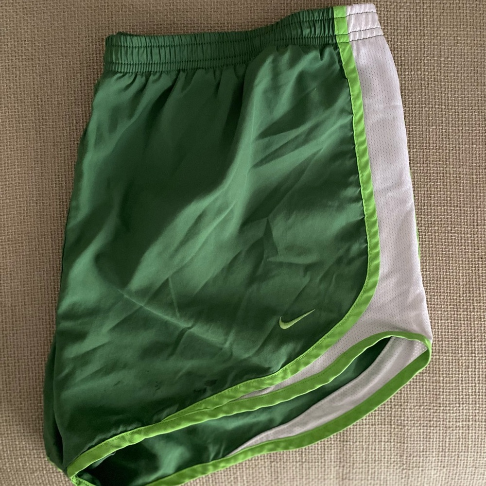 Green Nike shorts!!
